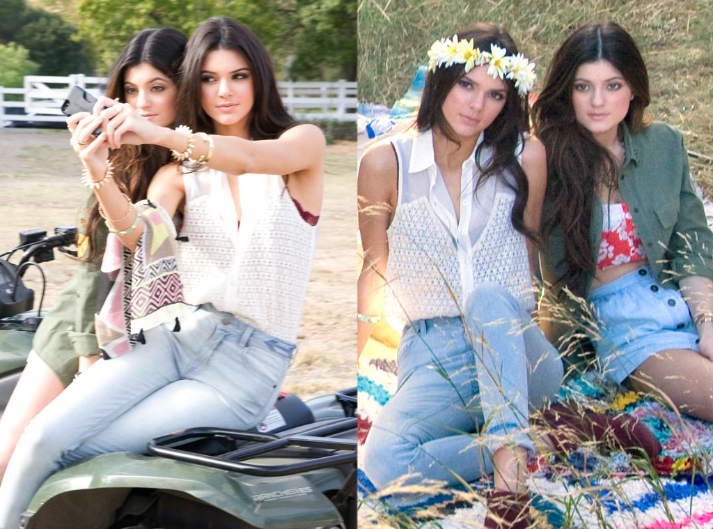 Kendall And Kylie S New Clothing Collection First Look At Their